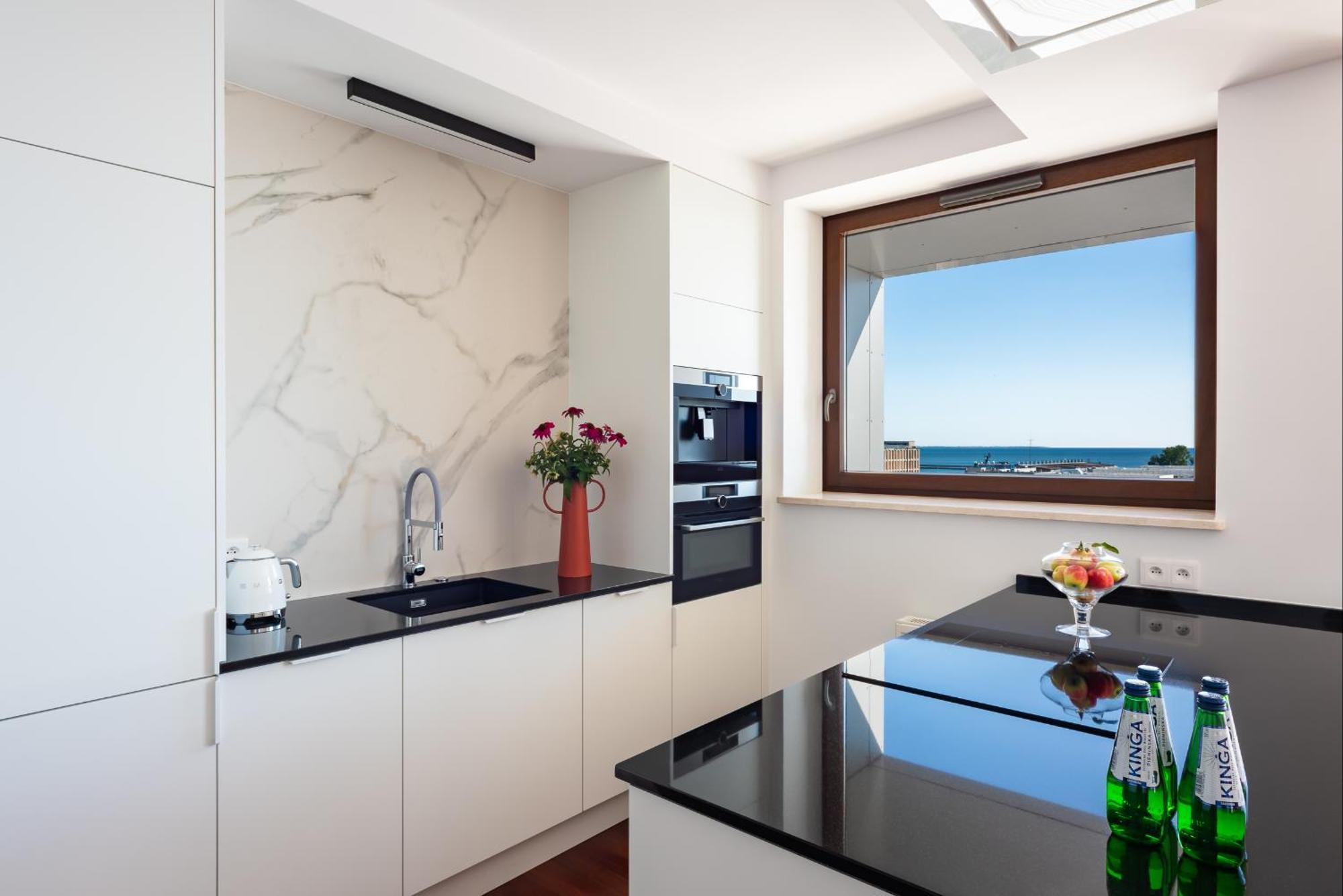 Sea Towers Gdynia Apartament Z Widokiem Na Morze Buitenkant foto
